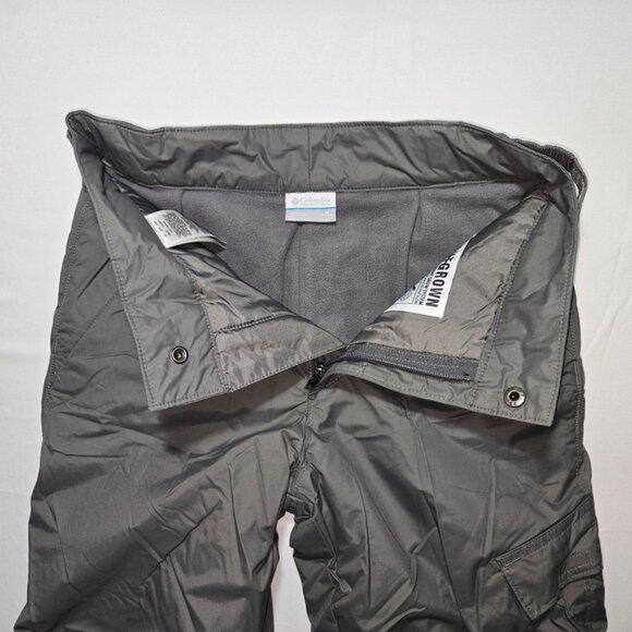 Columbia Boys Snow Pants Size Medium 10/12 Gray Snowboard Ski Insulated Winter - Picture 3 of 10